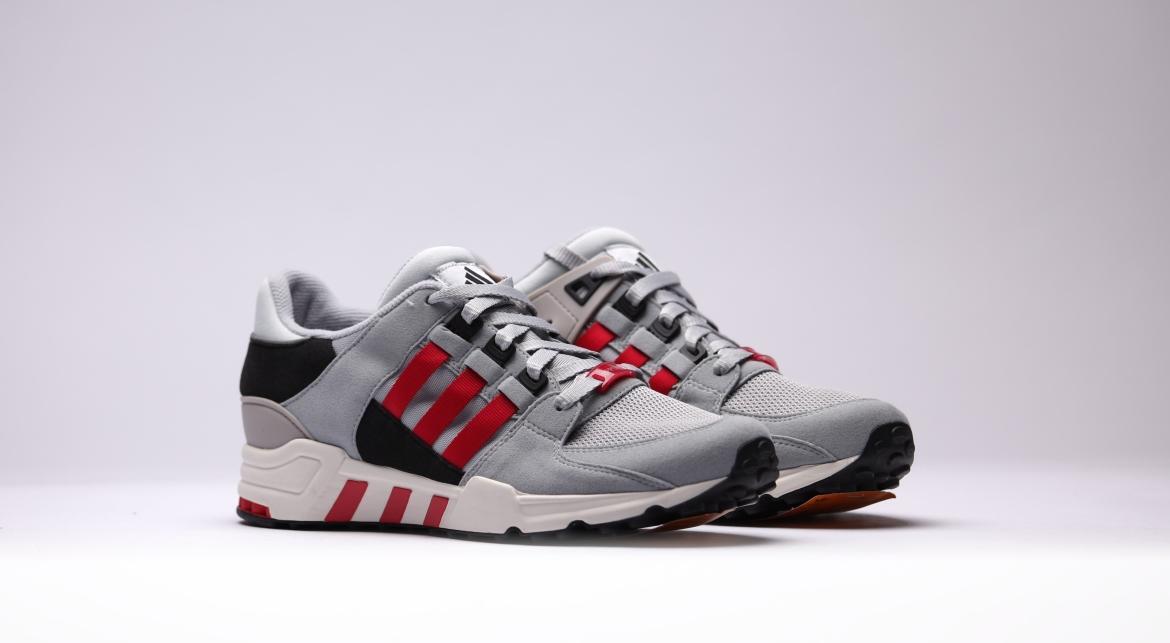 Adidas eqt running support 93 chalk white/core on sale black/scarlet